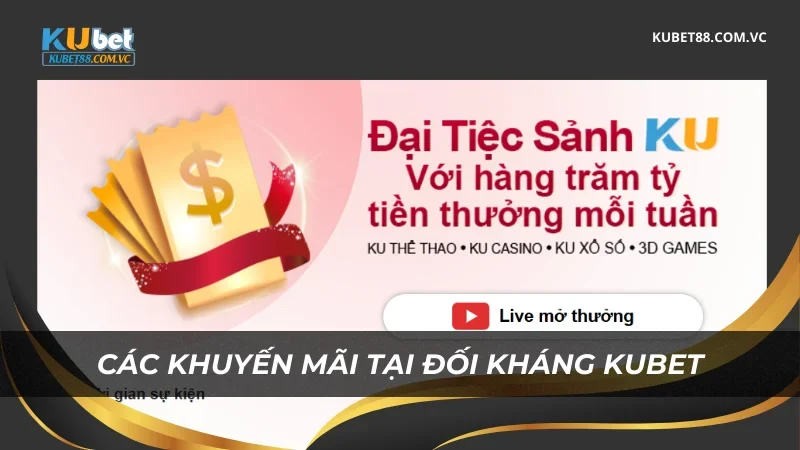 Các khuyến mãi tại Đối kháng Kubet